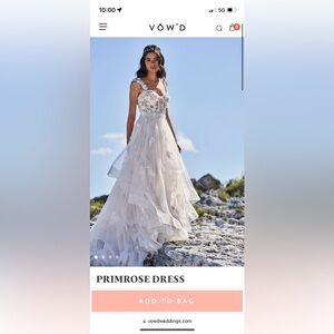 Brand New unused wedding dress and veil